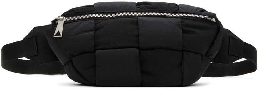 Torbice za okoli pasu Bottega Veneta Bottega Veneta Cassette Belt Bag Črna | 755870 VBO85