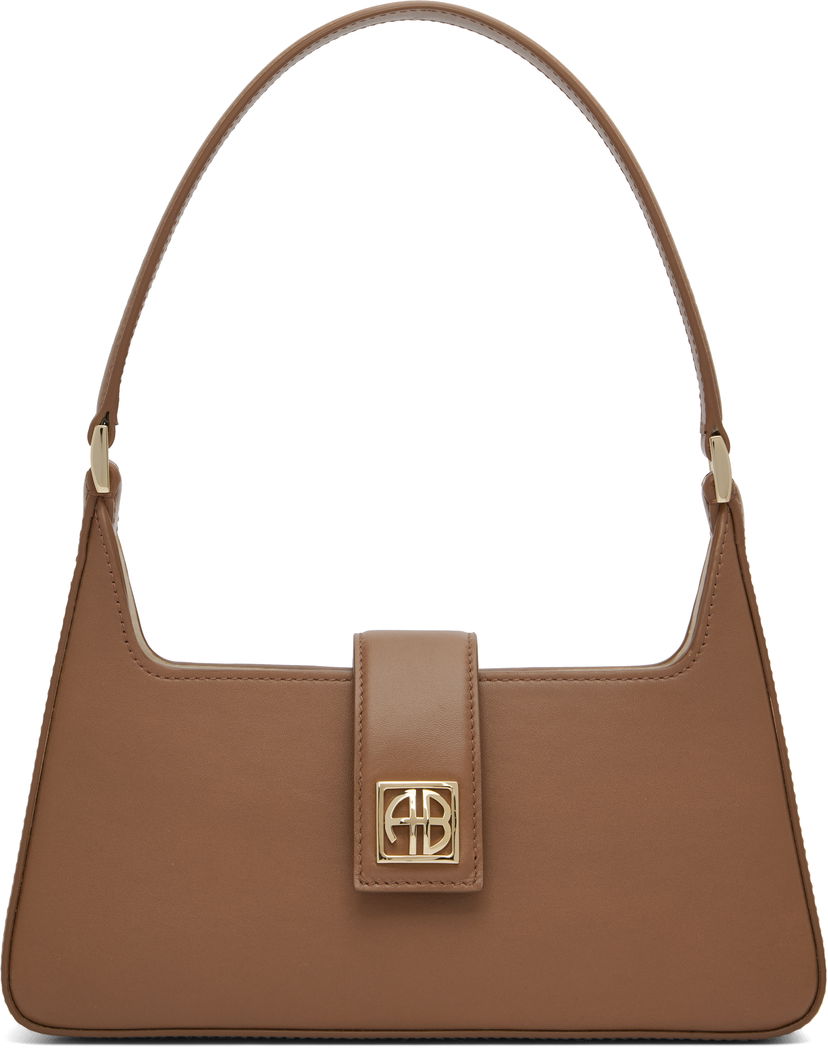 Torba za čez ramo Anine Bing Anine Bing Lou Shoulder Bag Rjava | A-13-11445-COG1