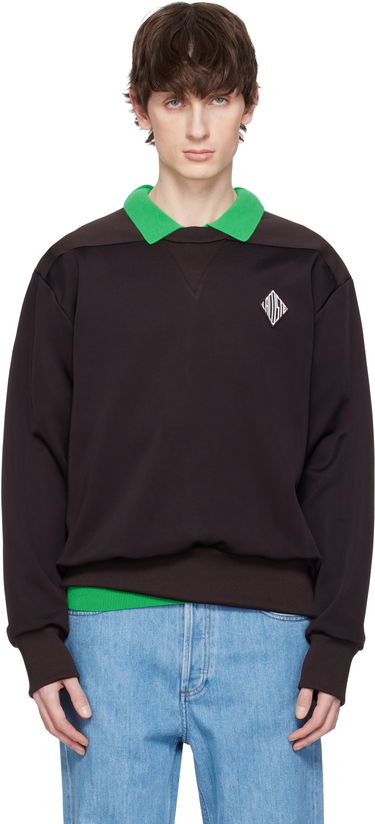 Pleteni pulover Lacoste Lacoste Runway Badge Sweatshirt Rjava | SH6761, 0
