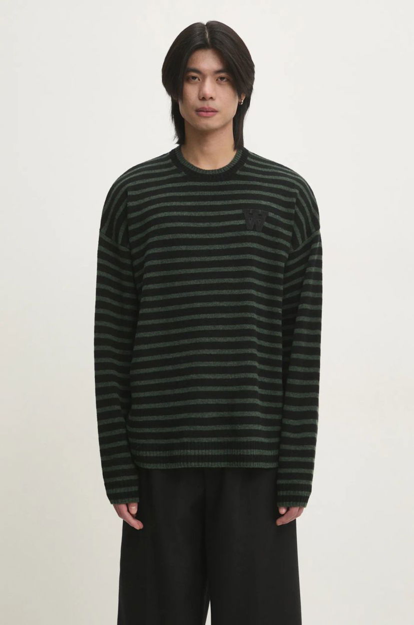 Wood Wood Tya Striped Oversized Jumper