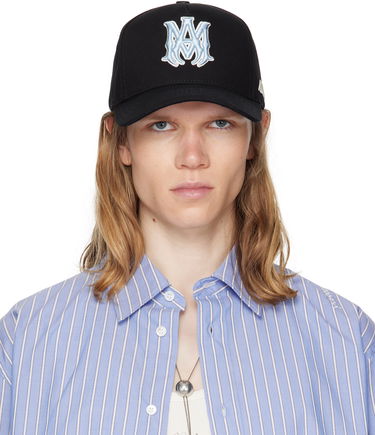 Kapa AMIRI AMIRI MA Outline Canvas Cap Črna | AMHACP1060, 0