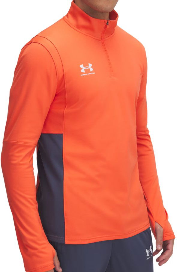 Pulover Under Armour Challenger Midlayer 1/4 Zip Oranžna | 1379588-847