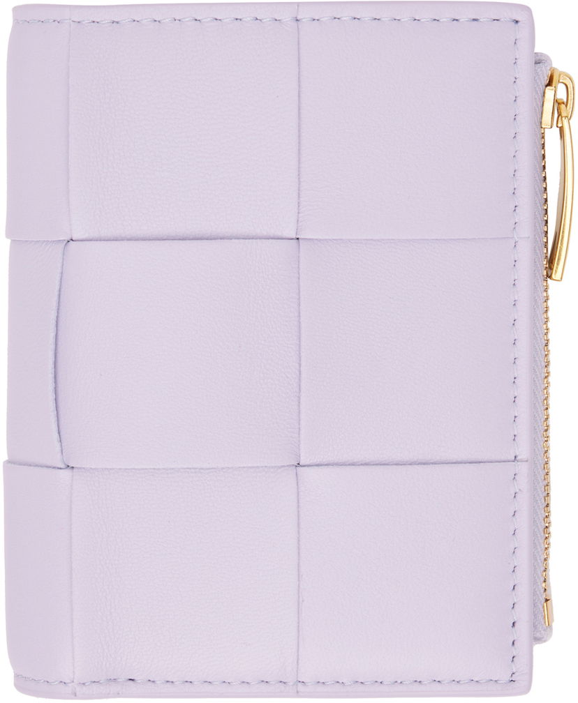 Denarnica Bottega Veneta Purple Small Cassette Wallet Lila | 742698 VCQC4