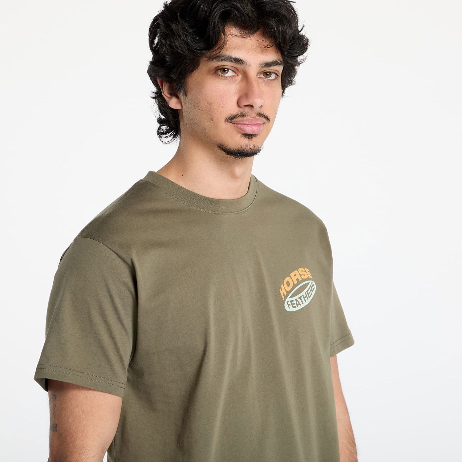Majica Horsefeathers Horsefeathers Orbit Tee Zelena | SM1382B, 1