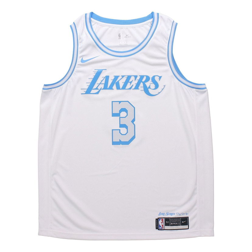 Dres Nike LA Lakers Anthony Davis City Edition Swingman Jersey Bela | CN1737-101