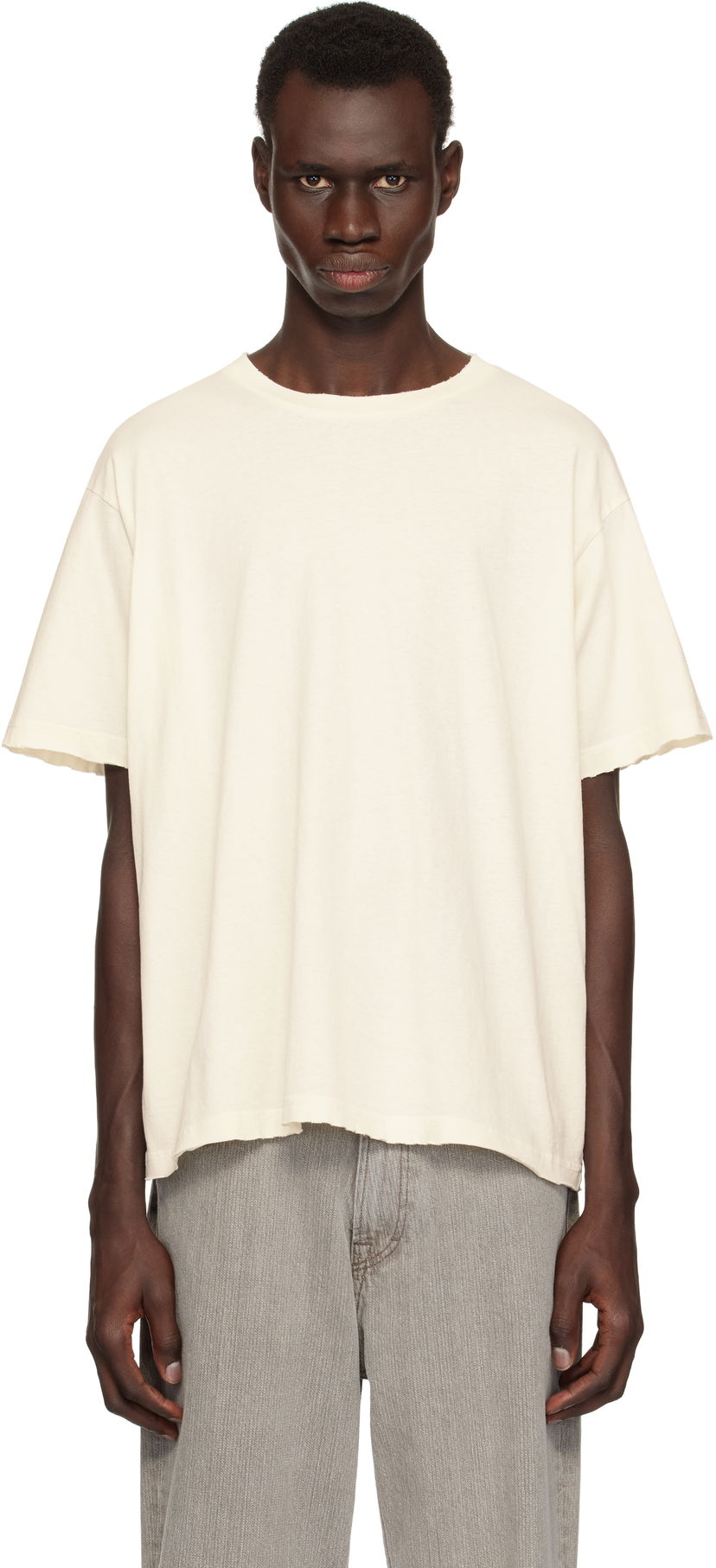 Majica John Elliott John Elliott Folsom Cropped T-Shirt Bela | A290M37596A