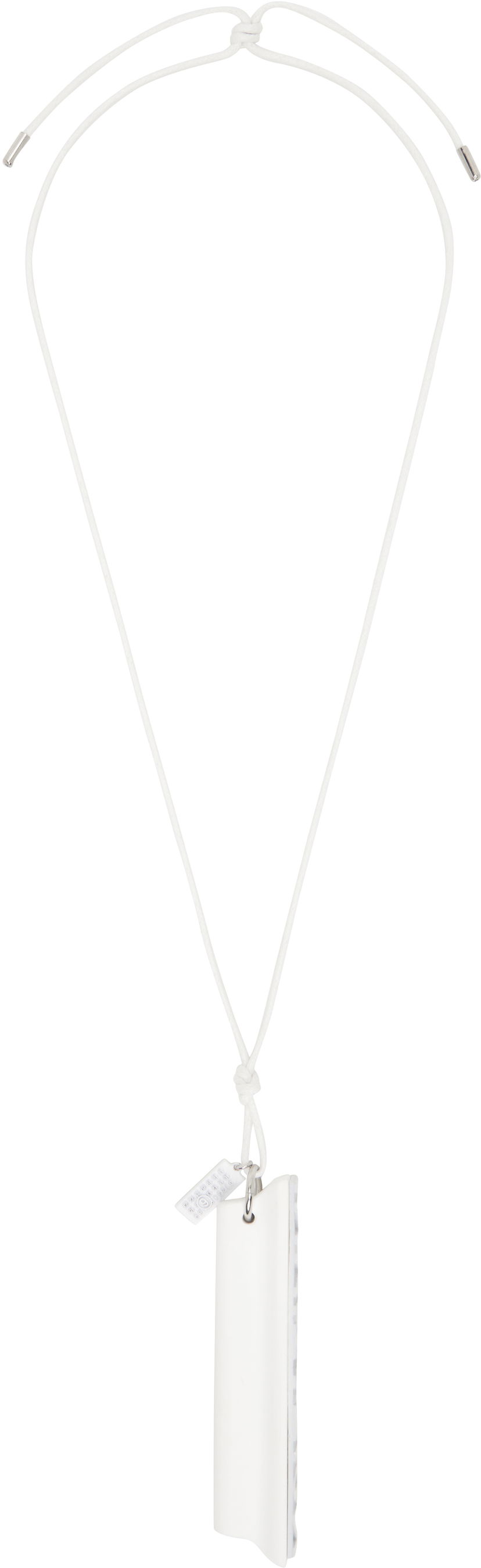 Ogrlica Maison Margiela MM6 Maison Margiela 'Invitation' Pendant Necklace Bela | SM7UU0074 P7352