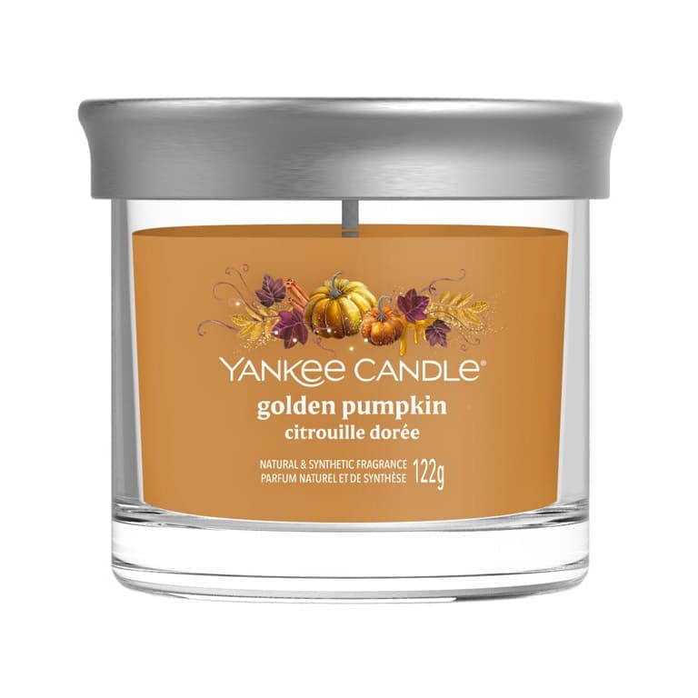 Sveče Yankee Candle Signature Tumbler Small Golden Pumpkin Oranžna | 43507