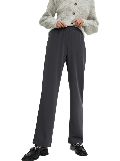 Pajkice Samsoe Samsoe Hoys Straight Pants Siva | F16304674