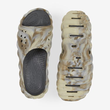 Superge in čevlji Crocs Slide Marbled Bež | 208467-2Y3, 3