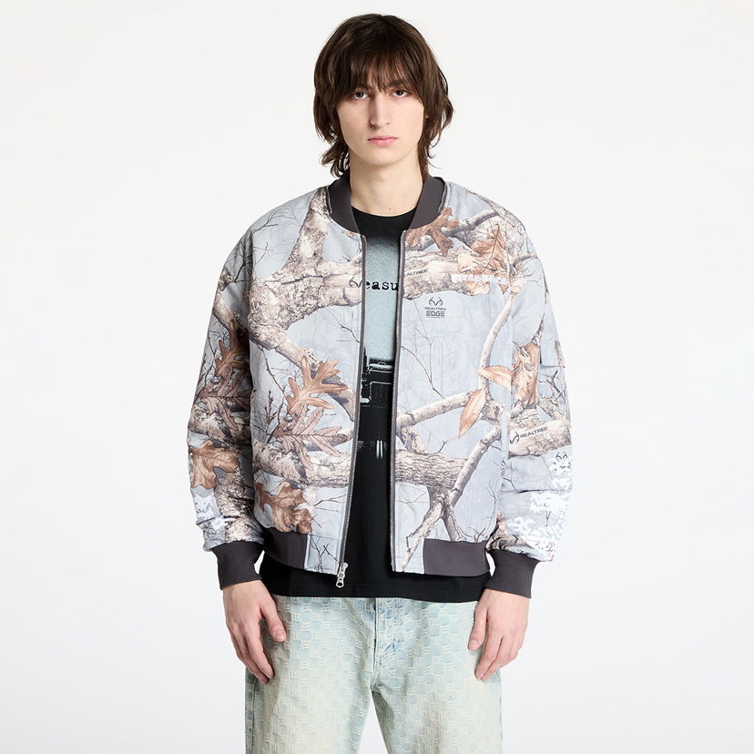 Bomber jakna Pleasures PLEASURES Dragon Bomber Jacket Siva | P25SP003 GREY