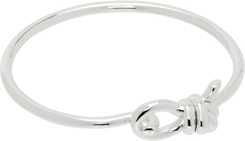 Zapestnica Bottega Veneta Knotted Open Cuff Bracelet Kovinski | 815933 V5070