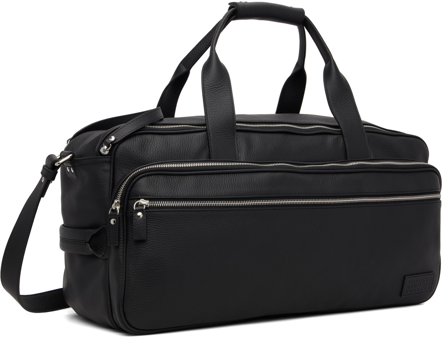 Potovalna torba Maison Margiela MM6 Maison Margiela Leather Travel Duffle Črna | SB6WI0006 P8326, 1