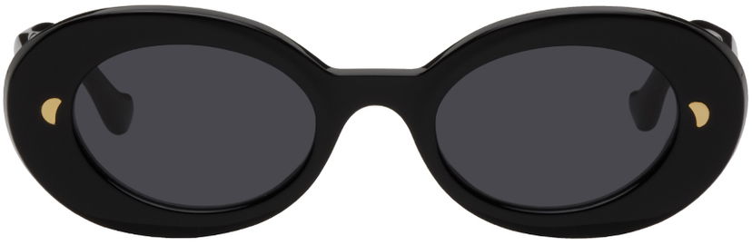 Sončna očala Nanushka Nanushka Giva Oval Sunglasses Črna | NW23RSSG00499