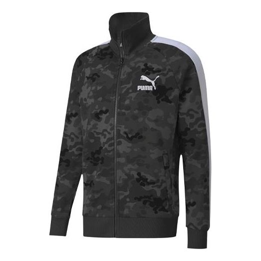 Jakna Puma CLASSICS GRAPHICS AOP T7 Track Jacket Črna | 599320-42