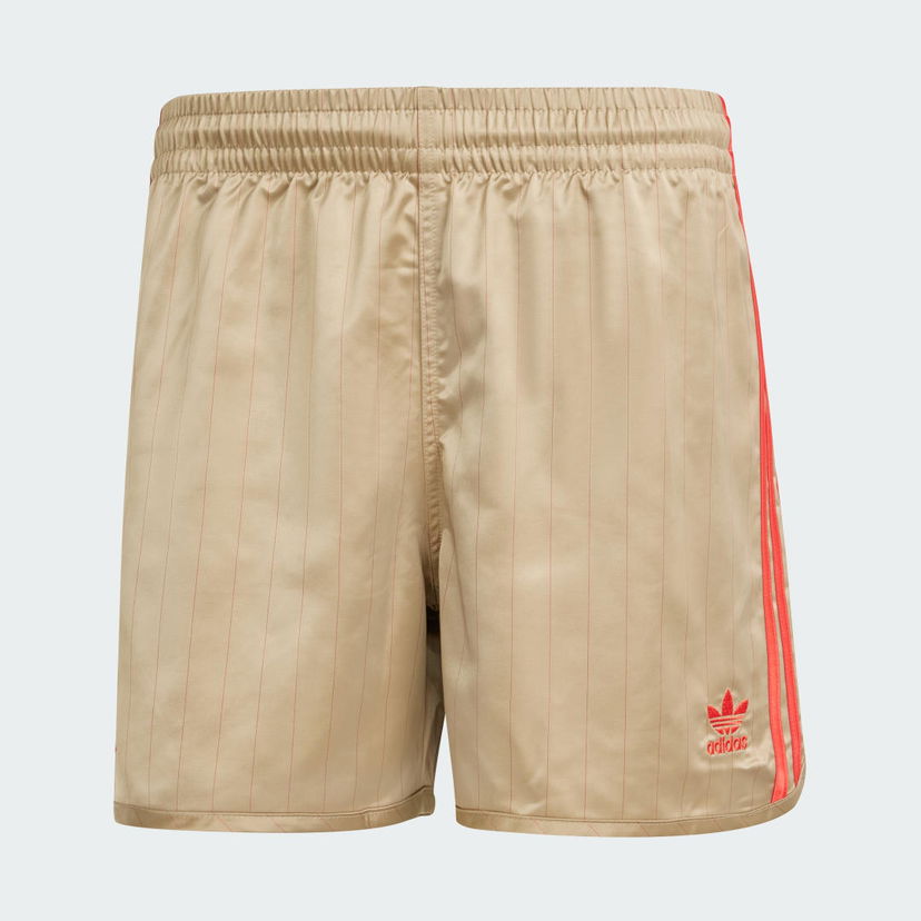 Kratke hlače adidas Originals Striped Athletic Shorts Bež | JY1752