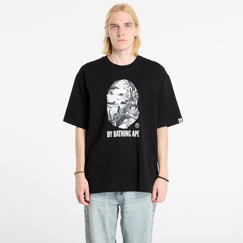 Majica BAPE Tree Edge Camo Relaxed Fit T-Shirt Črna | 001TEL801304MBLK
