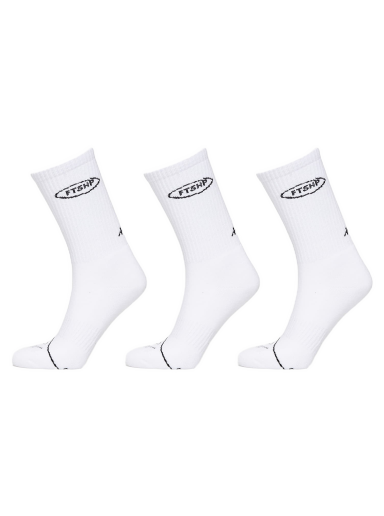 Spodnje perilo in nogavice Footshop But Not Basic 3-Pack Bela | FTSHP_262