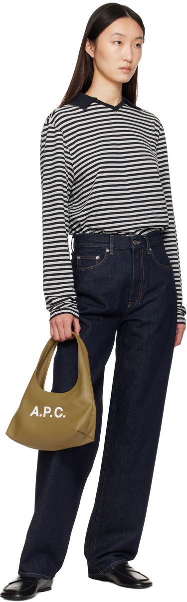 Torba za čez ramo A.P.C. A.P.C. Baby Ninon Shoulder Bag Zelena | PUAAT-F67027, 3