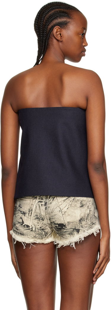 Majica brez rokavov We11done We11done Tube Top Mornarica | WD-BL3-22-134-W-NV, 2