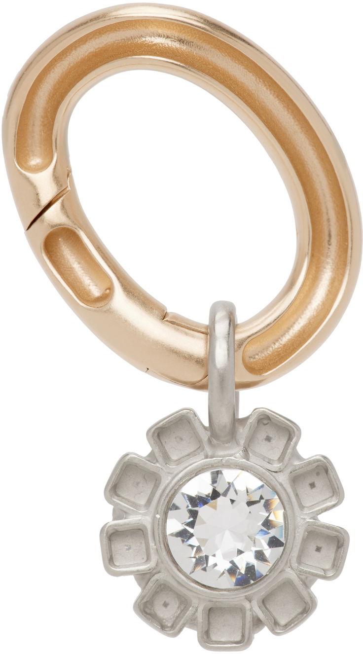 Obeski za ključe Maison Margiela Flower Charm Hoop Earring Kovinski | SM1VG0030 SV0164