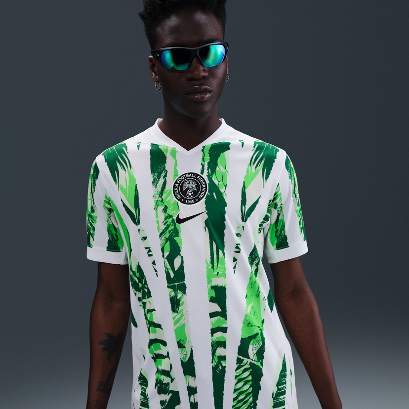 Dres Nike Nigeria Stadium 2025 Dri-FIT Replica Jersey Bela | HM9660-100