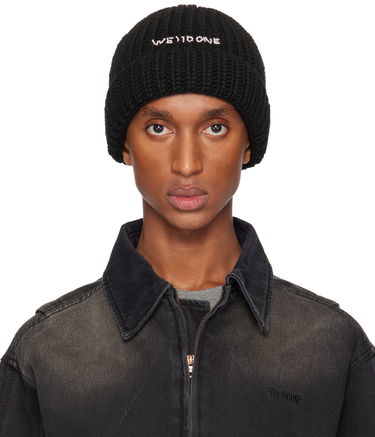 Beanie We11done We11done Chunky Knit Beanie Črna | WD-KH3-24-625-U-BK, 0