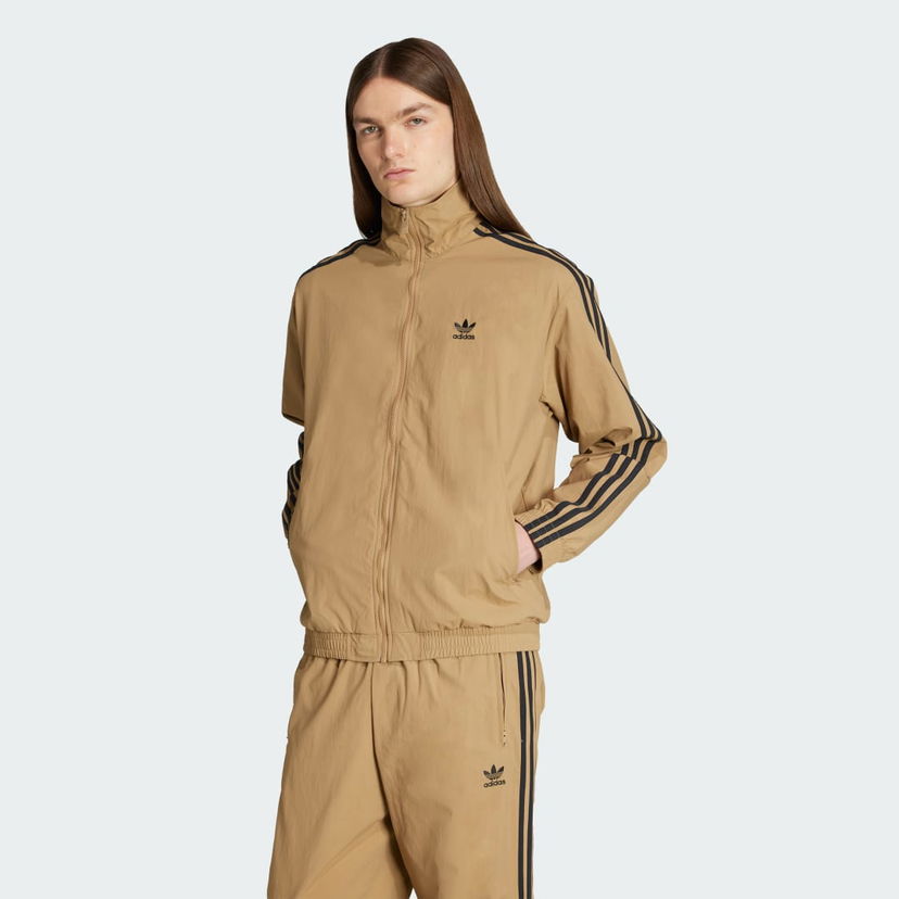 Trenirka adidas Performance Adicolor Woven Firebird Track Jacket Rjava | JY1333