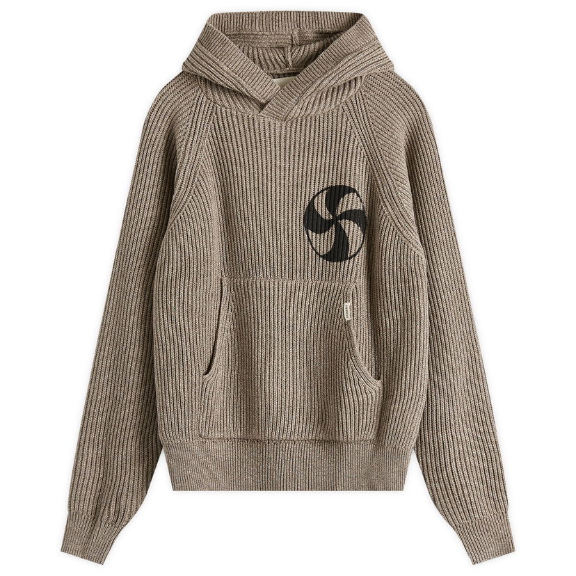 Pleteni pulover Heresy Heresy Women's Hodge Knit Hoodie, Size Large Rjava | HSS25-KW01-BRW