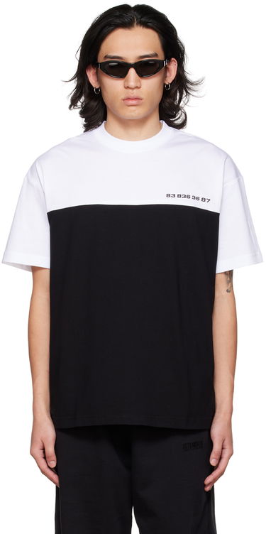 Majica VETEMENTS Numbered Color Block T-Shirt Črna | VL14TR360B, 0