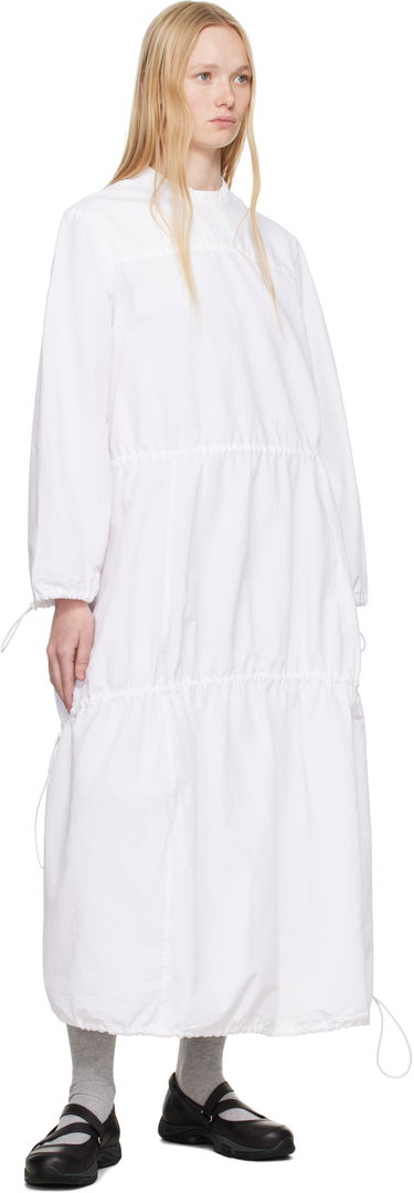 Obleke YMC YMC Carter Maxi Dress Bela | Q1YAB, 3