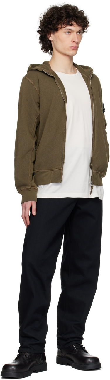 Pulover Stone Island Stone Island Malfilé Fleece Hoodie Zelena | K1S15 6100021 S0060, 4