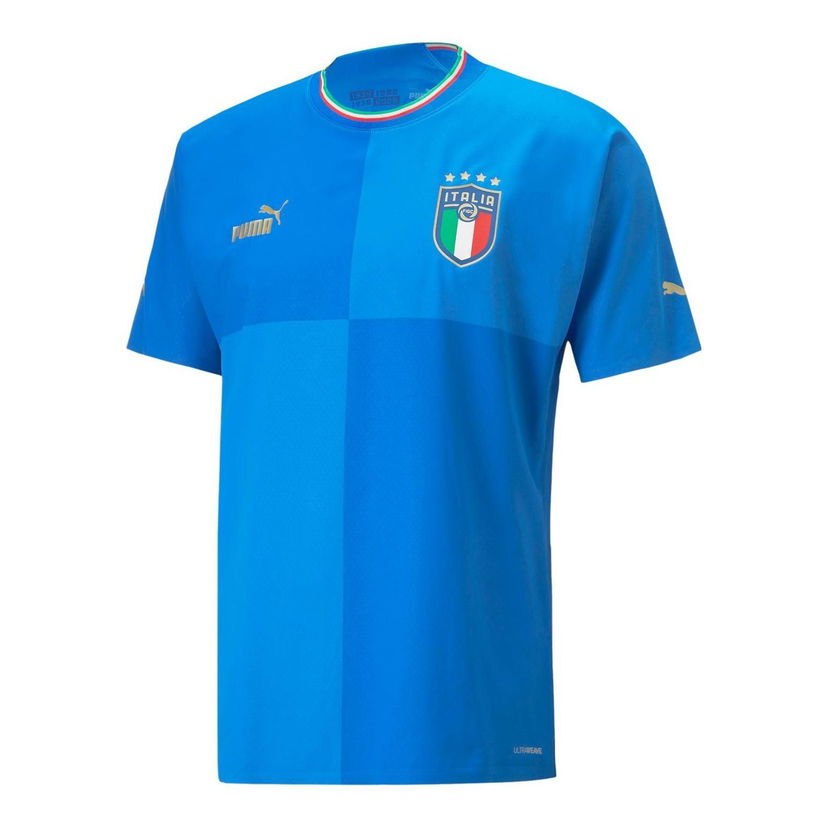 Dres Puma Italy Home Authentic Jersey Modra | 765671-01