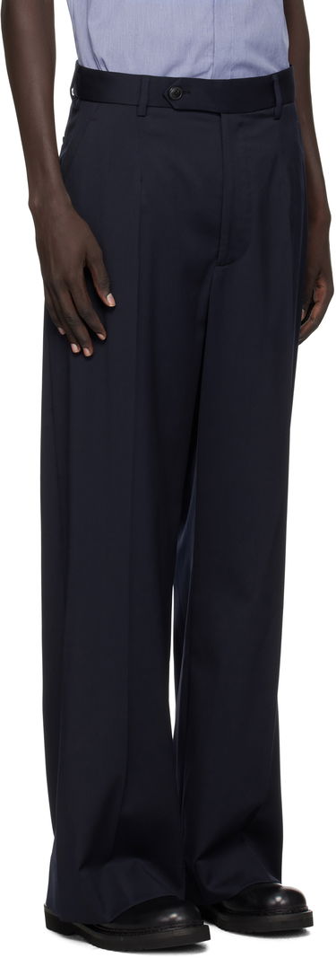 Hlače Vivienne Westwood Vivienne Westwood Humphrey Pleated Trousers Mornarica | 2F01001Q-W018V-, 1
