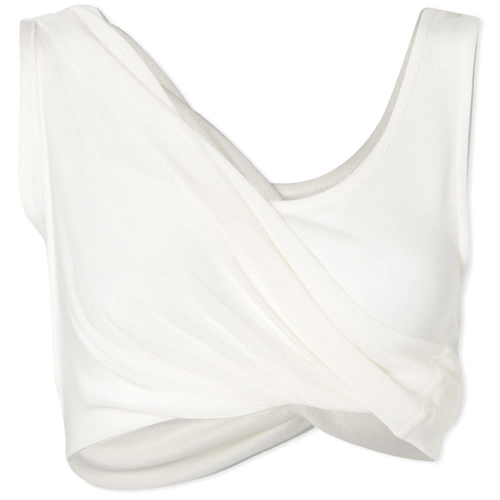 Majica brez rokavov HERON PRESTON Twisted Vest Top Bela | HWAD044S23JER0010100, 0