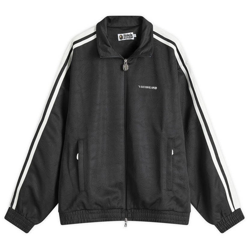 Pulover BAPE Camo Track Jacket Black Črna | 001SWK801309M-BLK