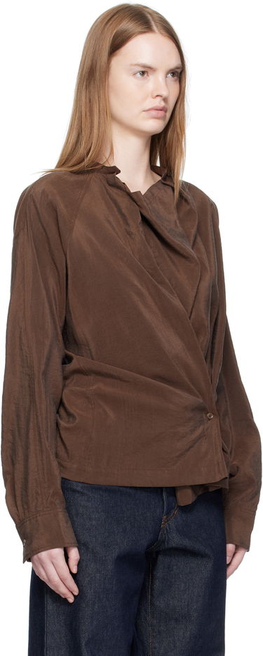 Torba za čez ramo LEMAIRE Lemaire Twisted Wrap Blouse Siva | TO1081 LF1308, 4