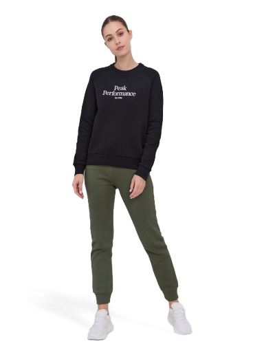 Pulover Peak Performance W Original Crew Črna | G75637