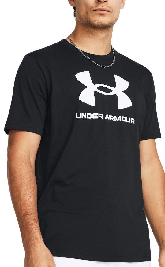Majica Under Armour UA SPORTSTYLE LOGO UPDATE SS-BLK Črna | 1382911-001