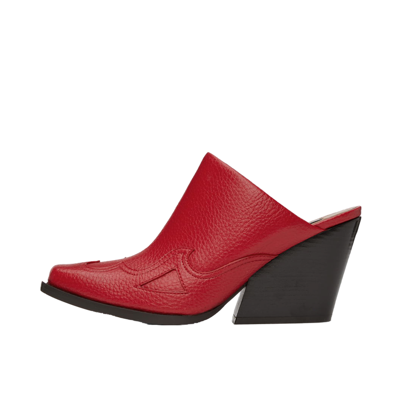 Superge in čevlji Stella McCartney Cowboy Cloudy Wedge Mules Rdeča | 810156AP0160