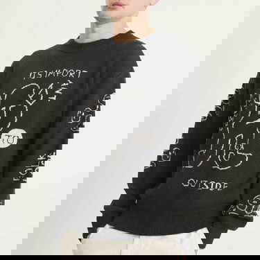 Pleteni pulover Heresy Outdoors Knit Sweater Črna | HAW25-KW02, 5