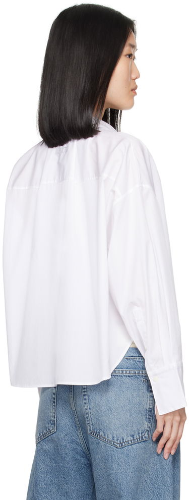 Srajce rag & bone Rag & Bone Martha Cropped Shirt Bela | WAW24PA0024602, 2