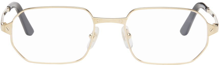 Sončna očala Cartier Rectangular Glasses Bež | CT0442O-001, 0