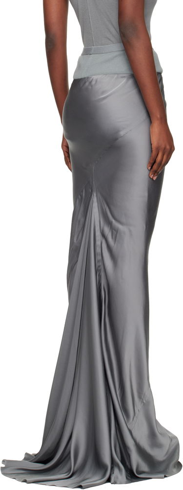 Krila Rick Owens Concordians Slim Coda Maxi Skirt Siva | RP02E4381 SCH, 2