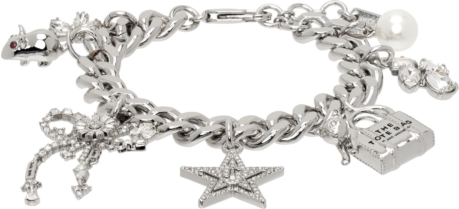 Zapestnica Marc Jacobs Marc Jacobs 'Cats Out of the Bag' Charm Bracelet Kovinski | 2R4JBR001J28, 0