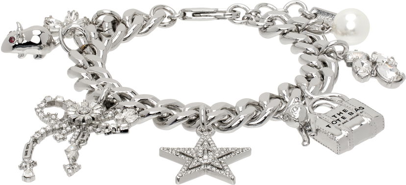Zapestnica Marc Jacobs Marc Jacobs 'Cats Out of the Bag' Charm Bracelet Kovinski | 2R4JBR001J28