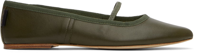 Oblačila A.P.C. A.P.C. Swan Ballerina Flats Zelena | PXBVQ-F53295