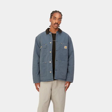 Plašči Carhartt WIP OG Chore Coat "Ore / Black aged canvas" Mornarica | I027357_1QF_3K, 0