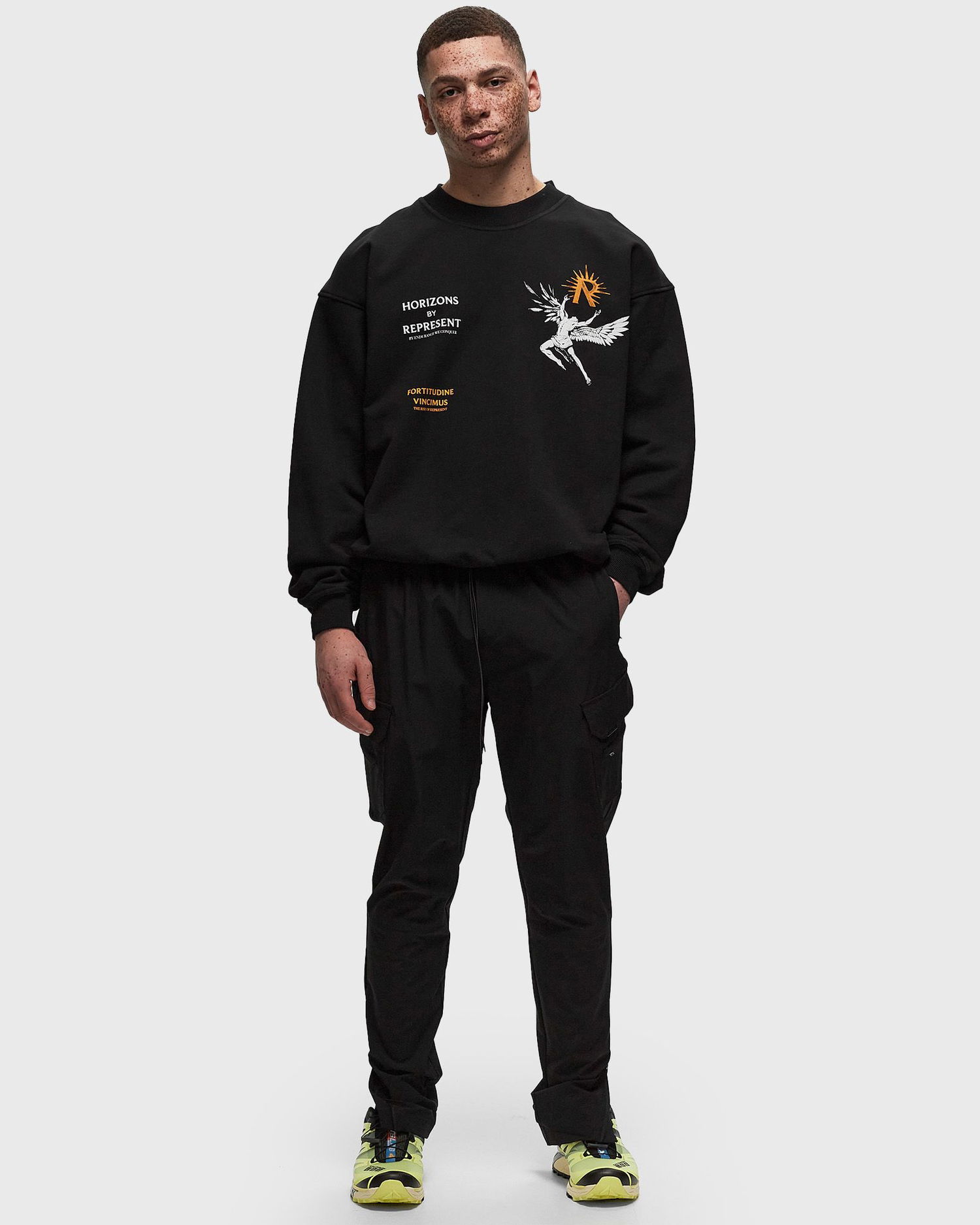 Cargo hlače Represent Clo Represent 247 ZIP PANT Črna | M08096-01, 1