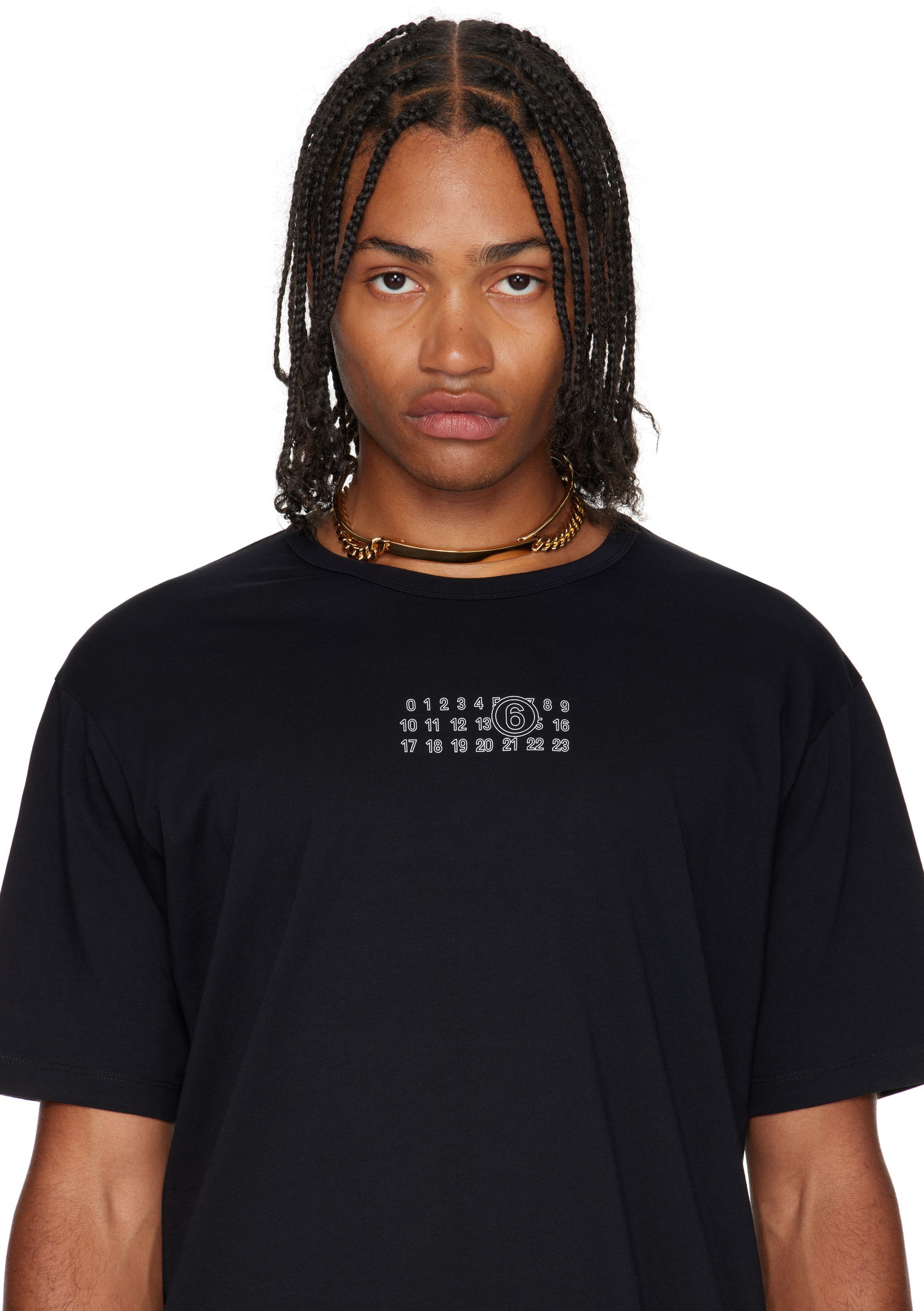 Ogrlica Maison Margiela MM6 Maison Margiela Mixed Chain Necklace Kovinski | SM6UU0080 P8371, 1